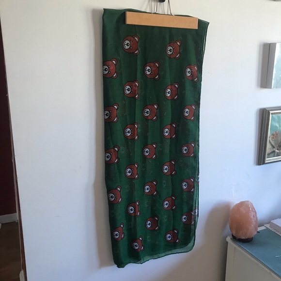 💝Free with any purchase💝 Teddy Bear Fall Scarf - Picture 6 of 8